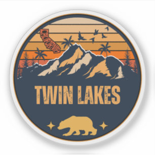 Twin Lakes, California Sticker