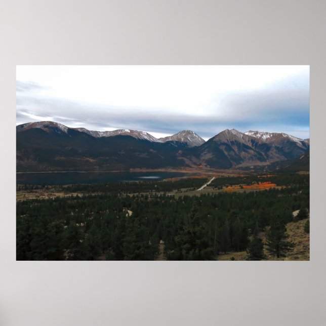 Twin Lakes Colorado Poster (Front)