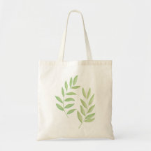 Twin Leaf Branches Tote Bag