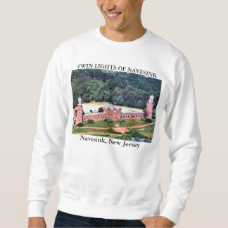 Twin Lights of Navesink, New Jersey Sweatshirt