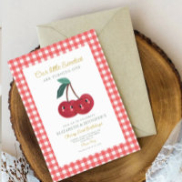 Twin little sweeties Cherry First Birthday 