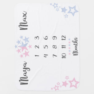 Twin Milestone Blanket - Customizable