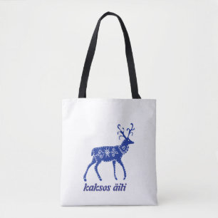 Twin Mom in Finnish Tote Bag