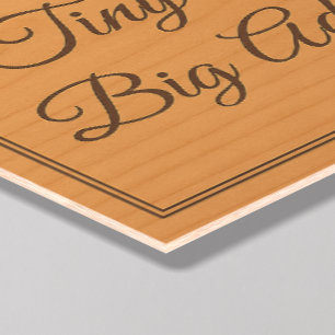 Twin Nursery Wooden Canvas Art Set – x4 Wood Photo Tile