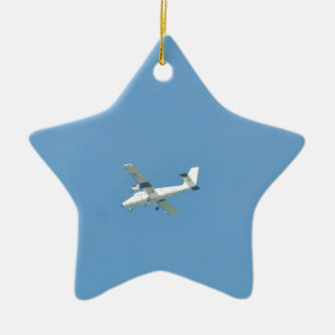 Twin Otter In Flight Ceramic Ornament