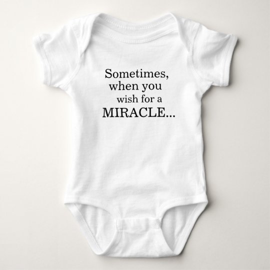 Twin Outfit Twin Baby Gift Miracle Twin Baby Girls Baby Bodysuit Zazzle Com