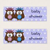 twin owl princess & prince (Front & Back)