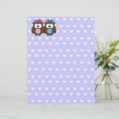 twin owl princess & prince (Standing Front)