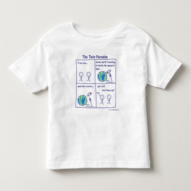 Twin Paradox Toddler T-shirt (Front)