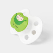 Twin Pea Pods (customizable) Pacifier (Front Right)