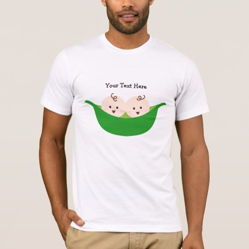 Twin Pea Pods customizable T_Shirt