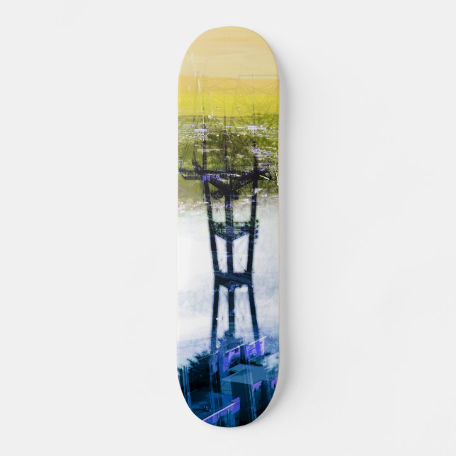 Twin peaks Freak Skateboard Deck (Front)