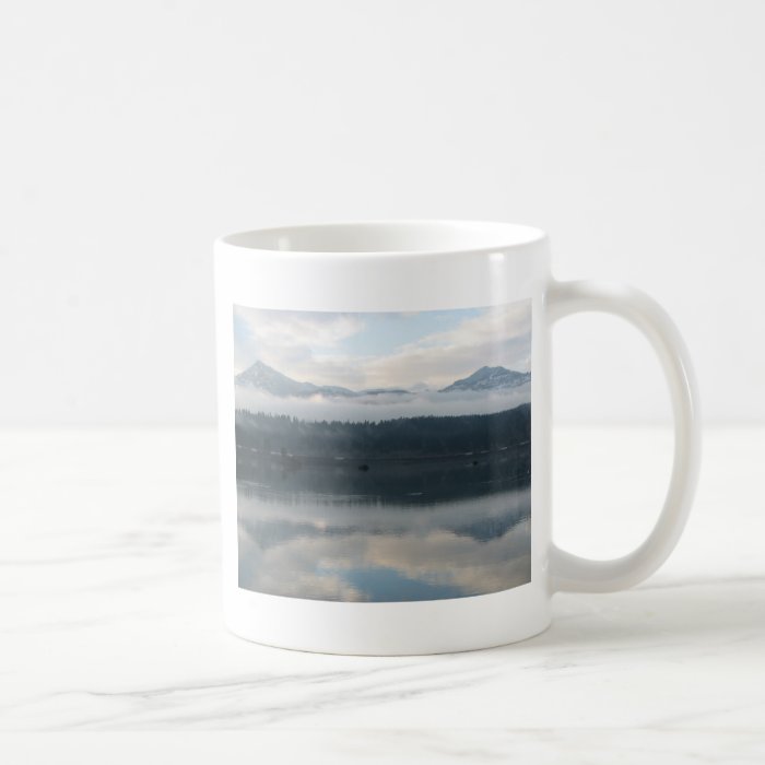 Twin Peaks near Bridge of The Gods Coffee Mugs