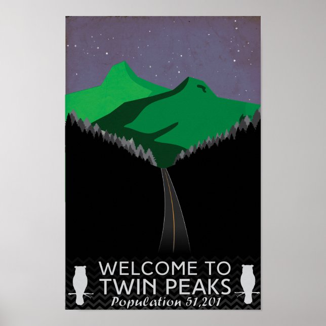 Twin Peaks Travel Poster (Front)