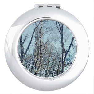 Twin Saplings Compact Mirror