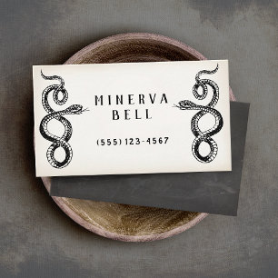 Twin Serpents Business Card