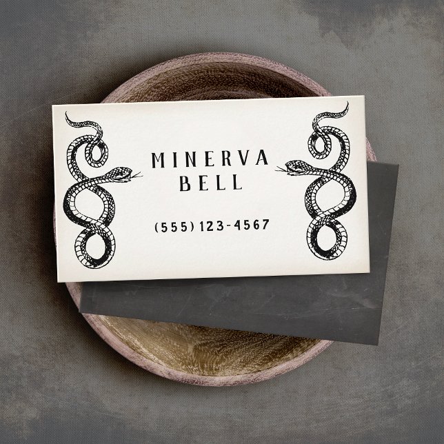 Twin Serpents Business Card (Creator Uploaded)