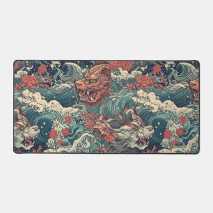 Twin Serpents Desk Mat