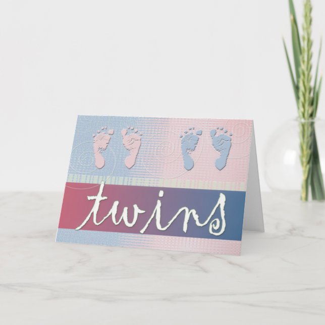Twin Shower or Announcement card (Front)