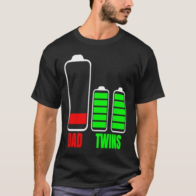 Twin Siblings Pregnancy T-Shirt (Front)