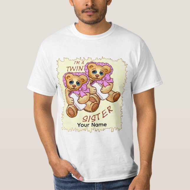 Twin Sister Bears T-Shirt (Front)