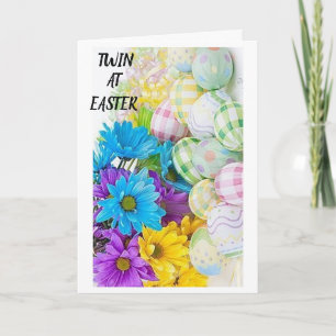 **TWIN SISTER** LOVE TO YOU AT EASTER CARD