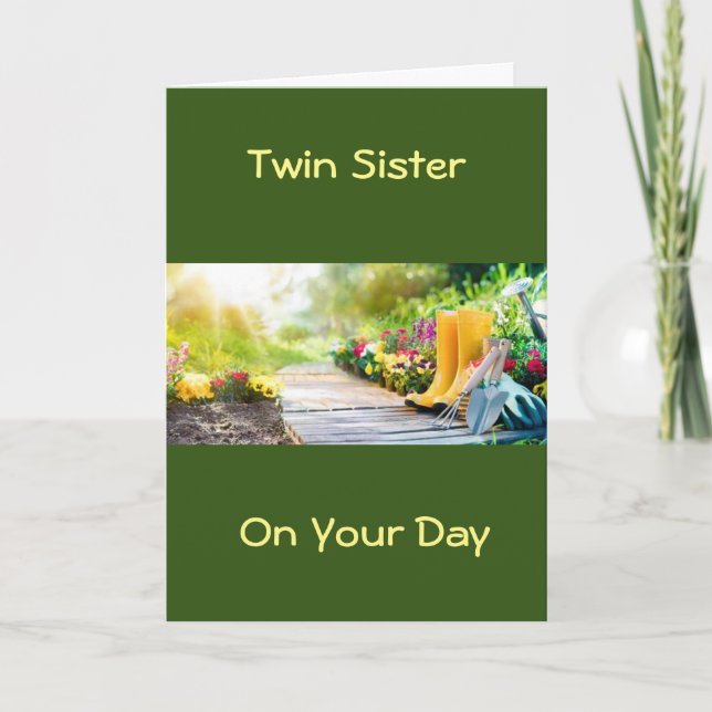 **TWIN SISTER** RELAX / IT'S YOUR DAY CARD (Front)