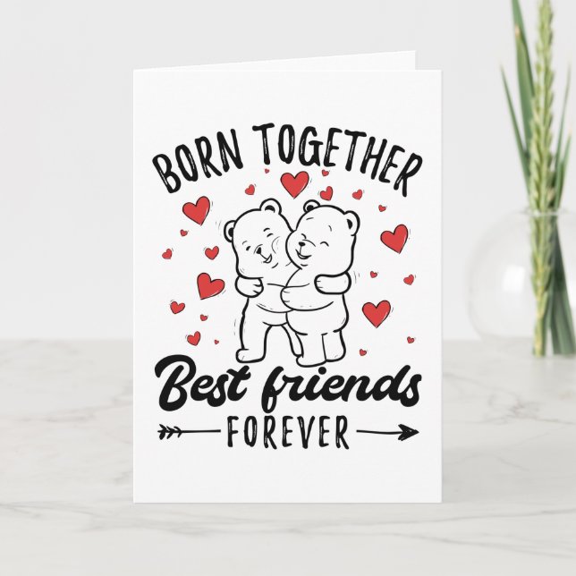 Twin Sister Twins Gift Card (Front)