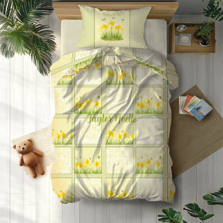 Twin Size Duvet Cover – Sweet Dreams in Bloom