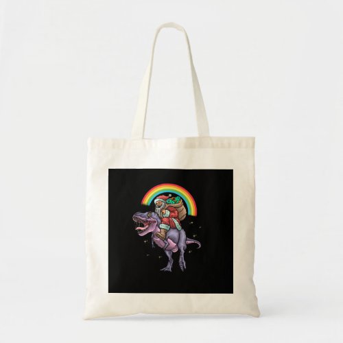 twin skull in christmas party tote bag