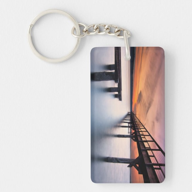 Twin Spits Keychain (Front)