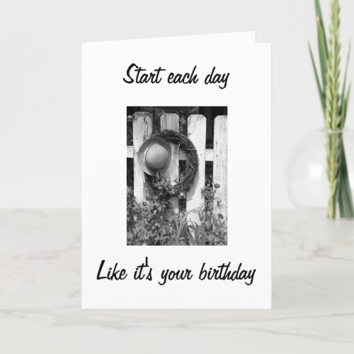 TWIN_START EACH DAY LIKES ITS YOUR BIRTHDAY CARD