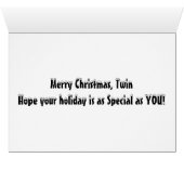TWIN-THIS HAPPY PUP SAYS SPECIAL CHRISTMAS WISHES (Inside Horizontal (Bottom))