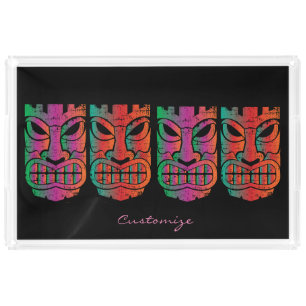 Twin Tiki Sculpture Thunder_Cove Acrylic Tray