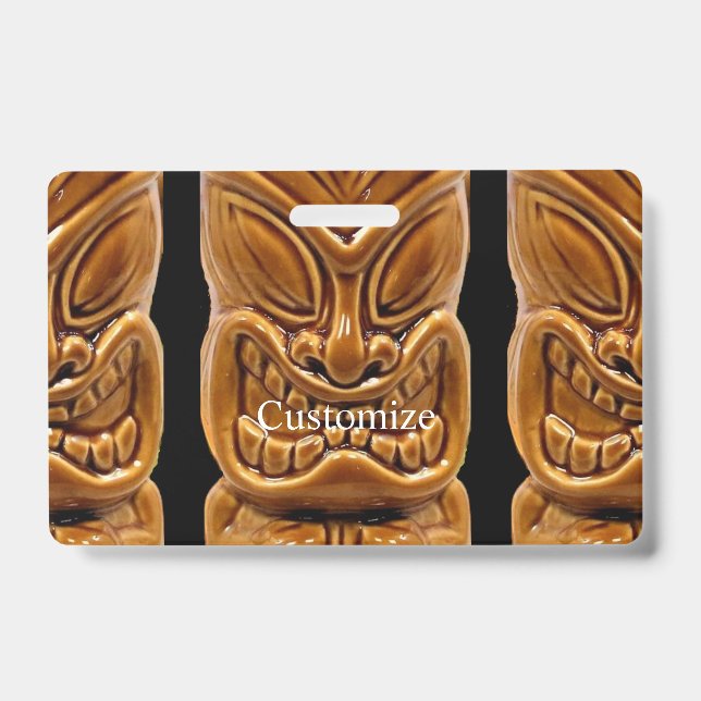 Twin Tiki Sculptures Thunder_Cove  Badge (Front)