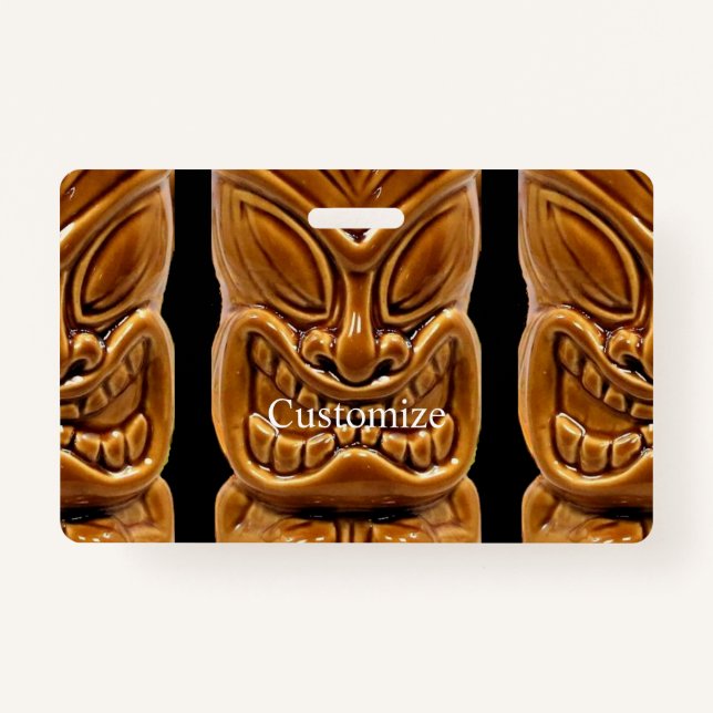 Twin Tiki Sculptures Thunder_Cove  Badge (Front)