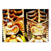 Twin Tikis (Front Horizontal)