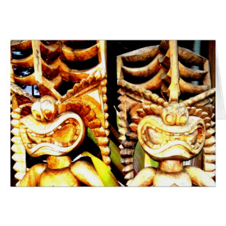 Twin Tikis Cards