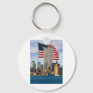 Twin Tower America Keychain