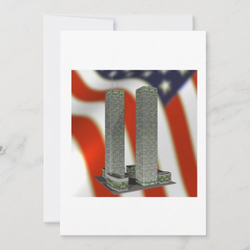 Twin Tower Memorial Invitation