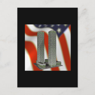 Twin Tower Memorial Postcard