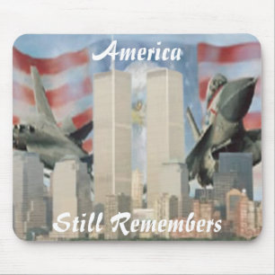 Twin Towers 9/11 Remembrance Mouse Pad