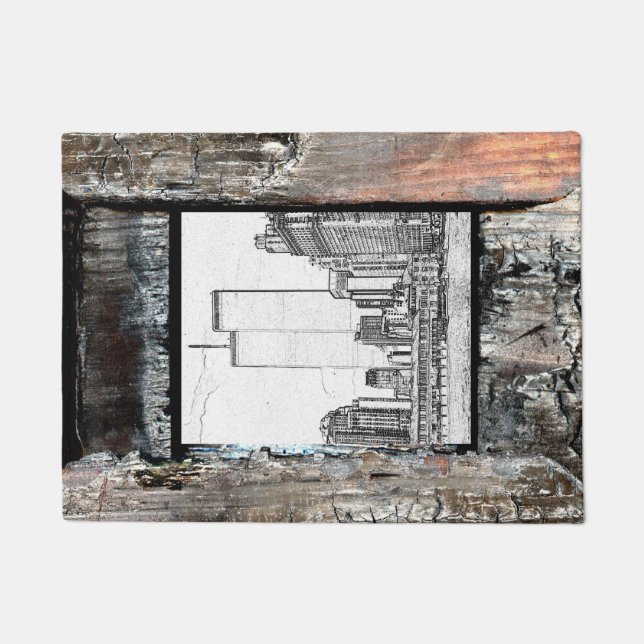Twin Towers Doormat (Front)