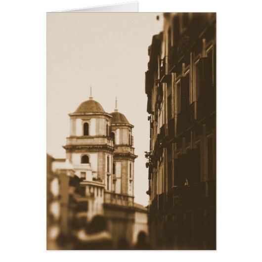 Twin Towers from Madrid, Spain (Front)