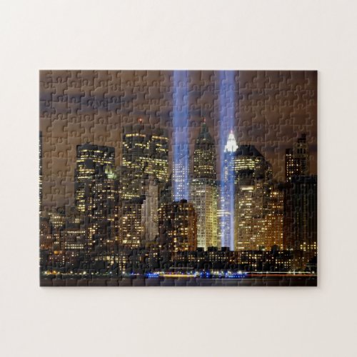 Twin Towers Memorial New York Jigsaw Puzzle