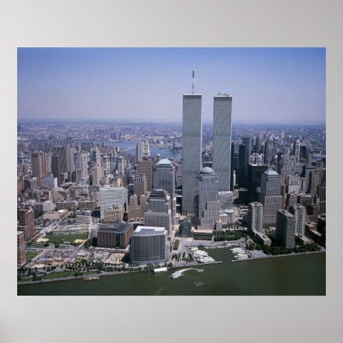 Twin Towers New York City Poster