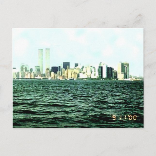 Twin Towers One Year Before 9/11 Postcard (Front)