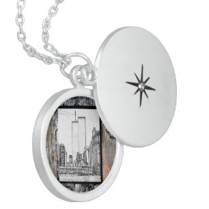 Twin Towers Sterling Silver Necklace