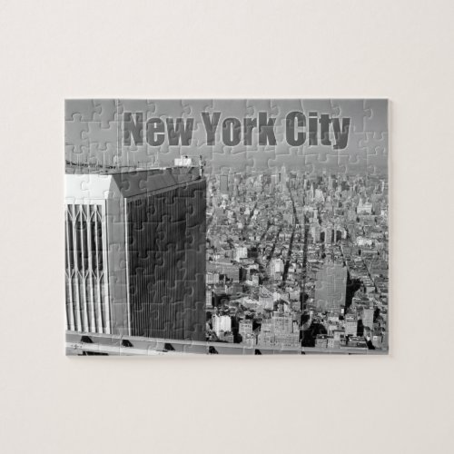 Twin towers World Trade Center NYC Jigsaw Puzzle