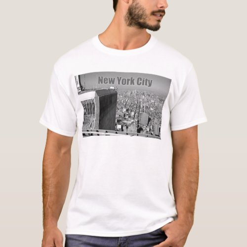 Twin towers World Trade Center NYC T_Shirt